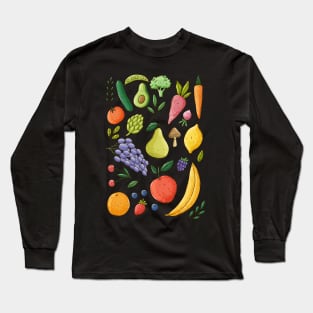 Fruits and Veggies Long Sleeve T-Shirt